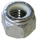(NU) Zinc Plated Steel Nylon Insert Lock Nuts